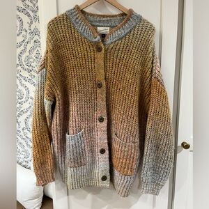 Universal Thread Multicolor Button Down Earth Colors